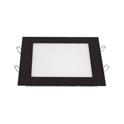 Painel de Led Taschibra Quadrado Lux de Embutir 18W Bivolt Preto 4000K Luz Neutra - 1