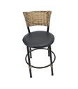 Ver imagem 3 de Kit 2 Banquetas Baixa Area Gourmet Encosto Juncado