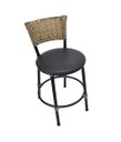 Ver imagem 2 de Kit 2 Banquetas Baixa Area Gourmet Encosto Juncado