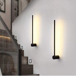 Arandela Moderna Slim Luxo Perfil Retangular Led Integrado 60cm Preta - 7