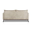 Ver imagem 2 de Sofá 2 Lugares Decorativo Atlas 1,60cm Pés Retro Linho Boucle Bege 3207 - Vimont Moveis
