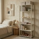 Ver imagem 1 de Guarda-Roupa Closet Modulado 62cm 6 Prateleiras Siena Yescasa Off White
