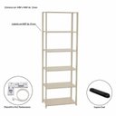 Ver imagem 5 de Guarda-Roupa Closet Modulado 62cm 6 Prateleiras Siena Yescasa Off White