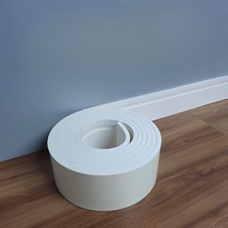 50m de Rodapé Autocolante Flexível Rodateto e Rodameio Eva 7cmx10mm - 3