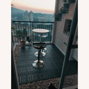 Ver imagem 5 de Kit 12 Deck Modular Plástico Textura Madeira 30x30x2,5cm - Preto:preto