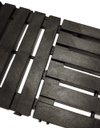 Ver imagem 7 de Kit 12 Deck Modular Plástico Textura Madeira 30x30x2,5cm - Preto:preto
