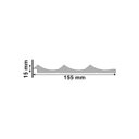 Ver imagem 2 de Painel Waves de Poliestireno Santa Luzia 280cmx15,5cmx1,5cm