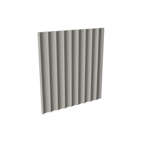 Painel Waves de Poliestireno Santa Luzia 280cmx15,5cmx1,5cm