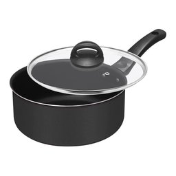 Jogo de Panelas 13 Peças Preto Antiaderente Tampa de Vidro - 4