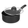 Jogo de Panelas 13 Peças Preto Antiaderente Tampa de Vidro - 4
