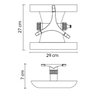 Irrigador Rotativo Plástico 3 Jatos Alcance (15m) Palisad - 7