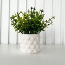 Ver imagem 4 de Vaso Branco de Cerâmica com Estampa Coração em Alto Relevo