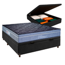 Ver imagem 1 de Cama Box Bau + Colchão Casal Molas Ensacadas Petrus Paropas