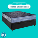 Ver imagem 4 de Cama Box Bau + Colchão Casal Molas Ensacadas Petrus Paropas