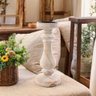 Castical Decorativo em Madeira Natural 12x28x12cm - 2