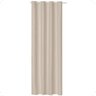 Cortina Blackout 1,40 X 2,20 Folha Unica Ilhos para Provador Corta Luz Cor Palha - 1