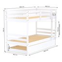 Ver imagem 2 de Treliche Solteiro Eco Madeira Maciça Branco Mobilistore
