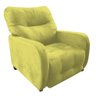 Poltrona para Extensão Reclinável Suede Imperio Moderno Amarelo - 2