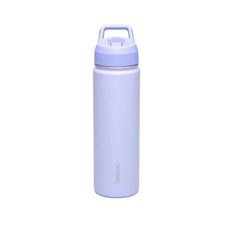 Garrafa Térmica Tramontina 650 Ml Lilás com Canudo