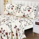 Ver imagem 2 de Jogo Lençol Casal Primor 4pç 100% Poliéster - Rosinh