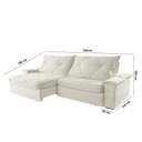 Ver imagem 6 de Sofá Apollo Linho 02 Módulos 90 Cm B25cm Meu Sofá Online