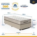 Ver imagem 4 de Cama Box com Colchão de Espuma D60 Ortobom Force Dream Solteiro 88cm