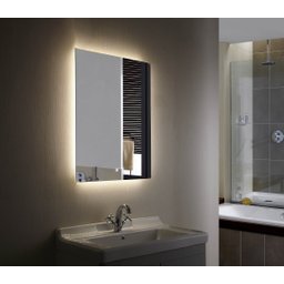 Espelho Lapidado Bisotê Iluminado com LED quente - 30x50cm - 3