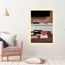 Ver imagem 5 de Espelho Lapidado Bisotê Iluminado com LED quente - 30x50cm