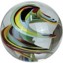 Ver imagem 1 de Esfera Decorativa Enfeite Casa Home&co Vidro 10x10x10cm Color