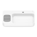 Ver imagem 2 de Cuba de Apoio Roca Infinity 60x42 A327273000 Retangular com Mesa e Válvula Oculta Branca