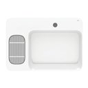 Ver imagem 3 de Cuba de Apoio Roca Infinity 60x42 A327273000 Retangular com Mesa e Válvula Oculta Branca