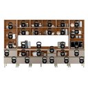 Ver imagem 6 de Cozinha Modulada Proença 8 Peças com Paneleiro 1 Forno e Balcão 120cm Nogueira Touch/nude Prime