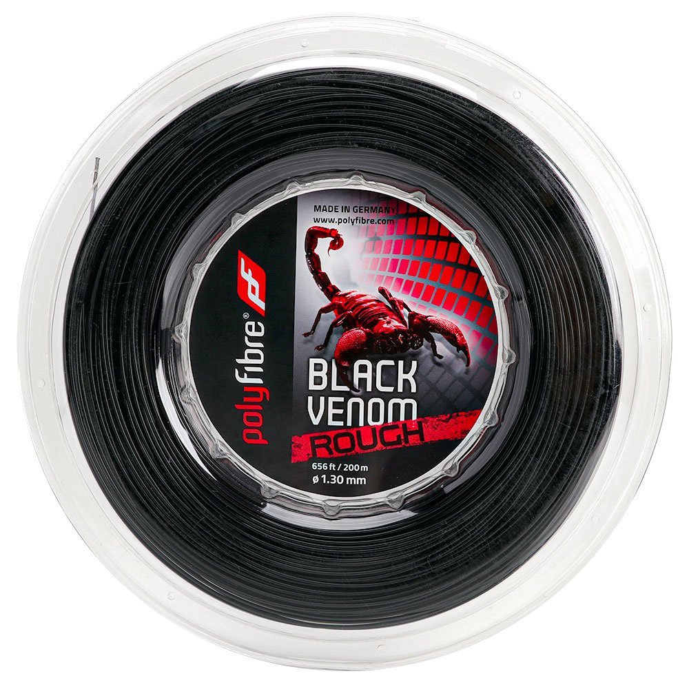 Corda Polyfibre Black Venom Rough 1,30 Mm Preta (gauge 16) - Set Individual - 1
