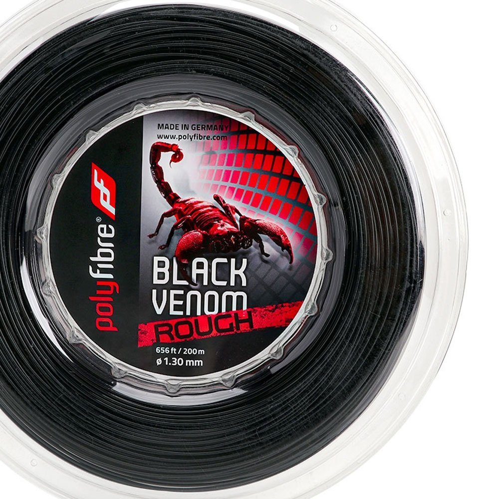 Corda Polyfibre Black Venom Rough 1,30 Mm Preta (gauge 16) - Set Individual - 2