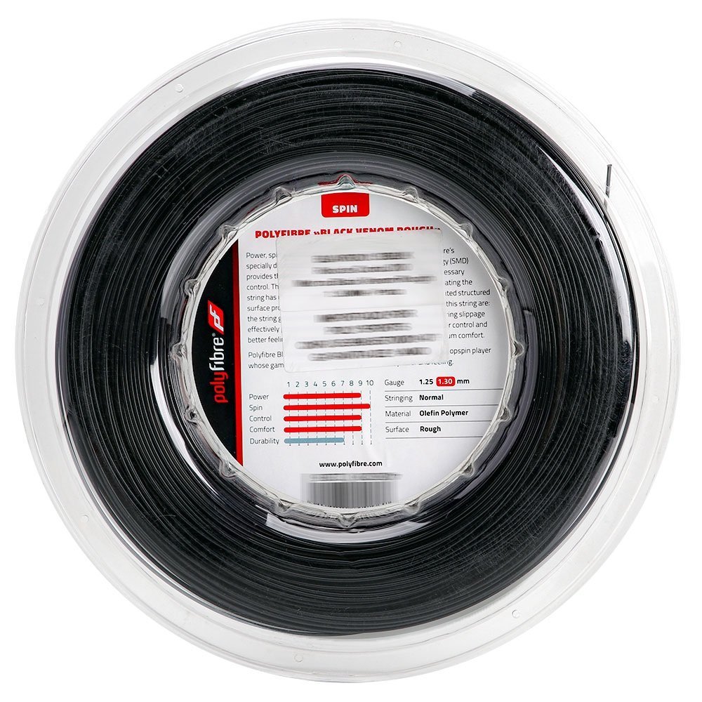 Corda Polyfibre Black Venom Rough 1,30 Mm Preta (gauge 16) - Set Individual - 3