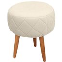 Ver imagem 6 de Poltrona com Puff Ibiza Decorativa para Sala de Estar Resistente - Moblan Decor:Bege