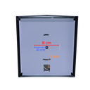 Ver imagem 5 de Luminária Arandela Alumínio E27 Parede/muro com 4 Vidros Interna/externa - 6226 - Preto Texturizado