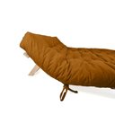 Ver imagem 4 de Sofa Cama Futon Oriental King Caramelo Madeira Maciça Pinus Natural sem Pintura