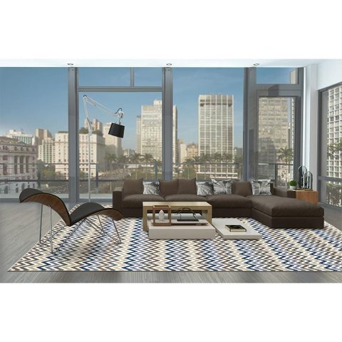 Tapete Supreme Azul Bc 300x400cm Tapetes São Carlos