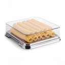 Ver imagem 6 de Porta Frios Geladeira de Aço Inox Conservar Queijo Presunto