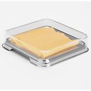 Ver imagem 3 de Porta Frios Geladeira de Aço Inox Conservar Queijo Presunto