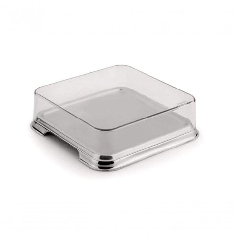 Porta Frios Geladeira de Aço Inox Conservar Queijo Presunto