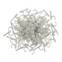 Ver imagem 1 de Fixador para Cabo Coaxial 10 mm Branco 100 Unidades Bemfixa