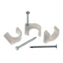 Ver imagem 2 de Fixador para Cabo Coaxial 10 mm Branco 100 Unidades Bemfixa