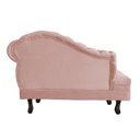 Ver imagem 2 de Recamier Larissa Lado Esquerdo 1,20 Cm Veludo Rosa - Montanaris Decor