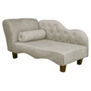 Ver imagem 1 de Caminha Pet Luxo Divâ Tecido Veludo Divini Decor:bege