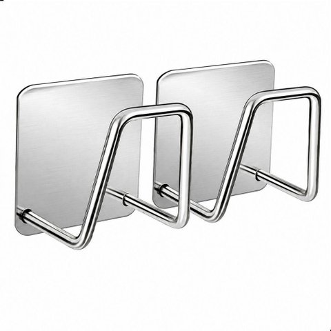 Dark Kit 2 Suportes Aço Inox para Esponja e Bucha de Pia