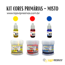 Ver imagem 2 de Kit 3 Pigmentos Epóxi Cores Primárias Materiais Misto Resina
