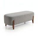 Ver imagem 2 de Recamier Puff 160 cm Royale Bouclê B05 - D'Rossi