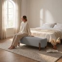 Ver imagem 6 de Recamier Puff 160 cm Royale Bouclê B05 - D'Rossi